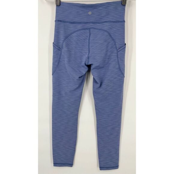 Lululemon Invigorate High Rise Tight 25" Insm Heathered Water Drop Size 6 W5CQLS - Picture 4 of 13